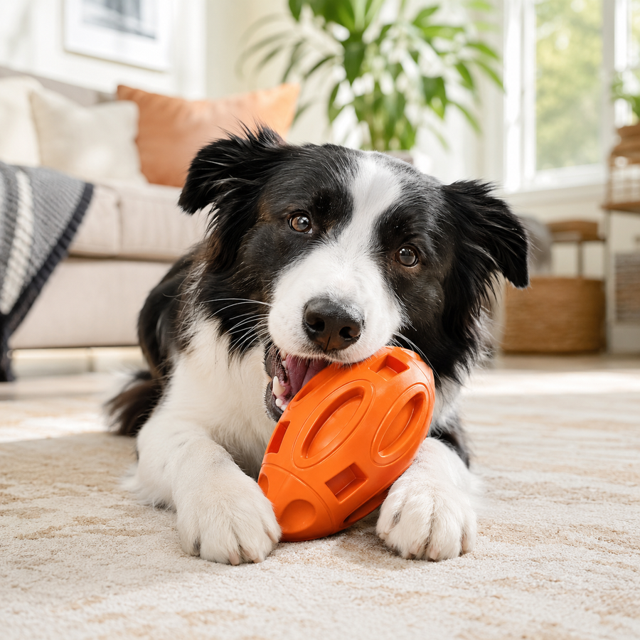 2-Pack Squeaky Rubber Dog Chew Toys