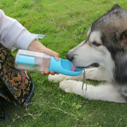 3-in-1 Portable Pet Water Bottle with Food Container